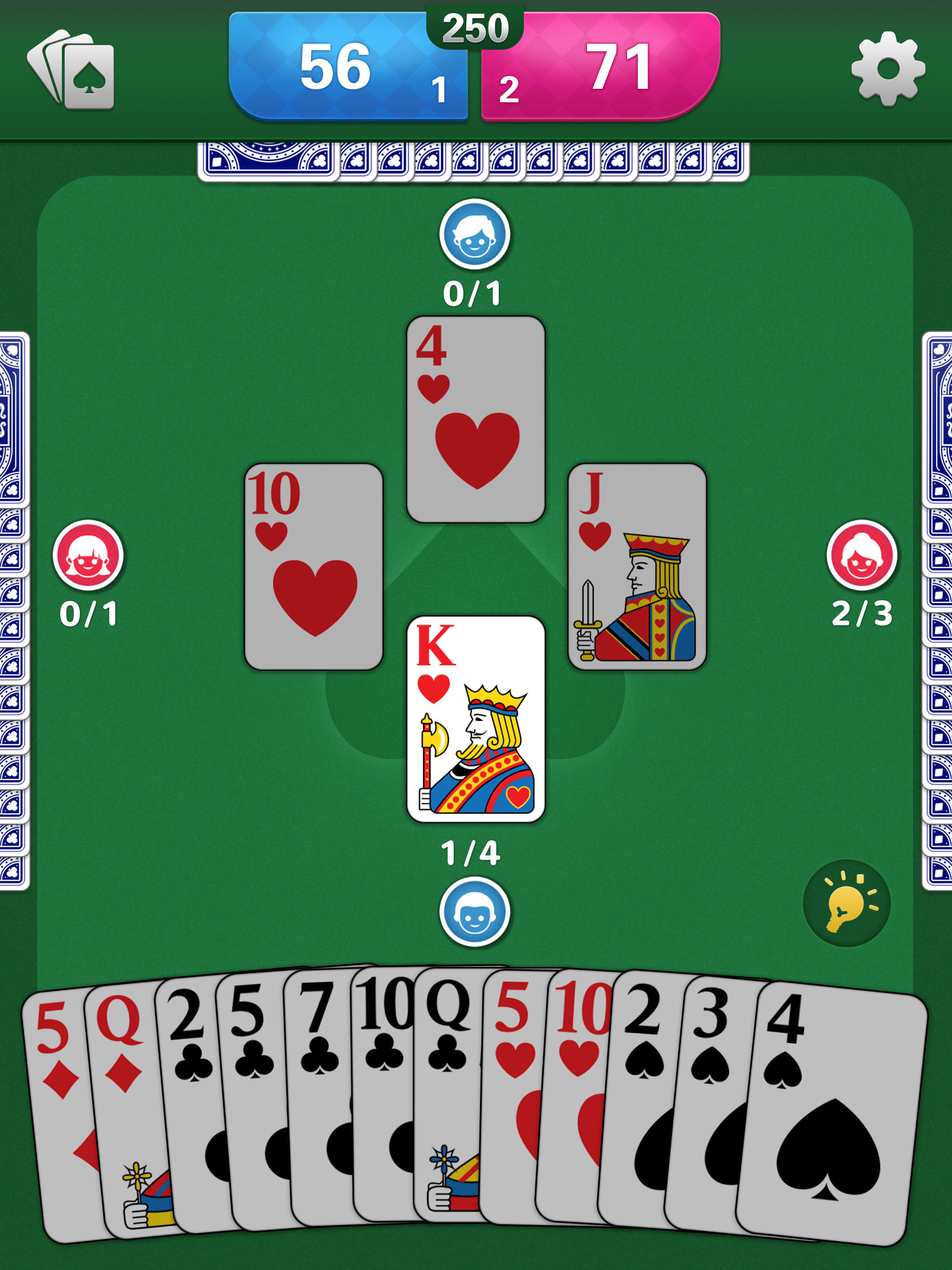 Spades: Classic Card Game 2025 Game Screenshot