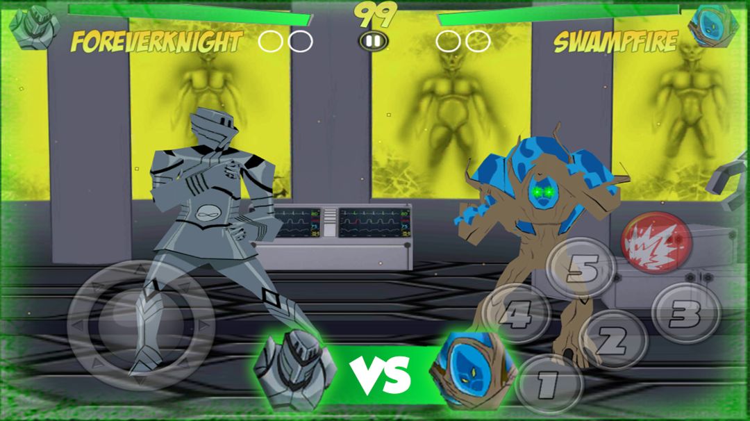 Alien Fighting Games - Ultimate Battle 게임 스크린 샷