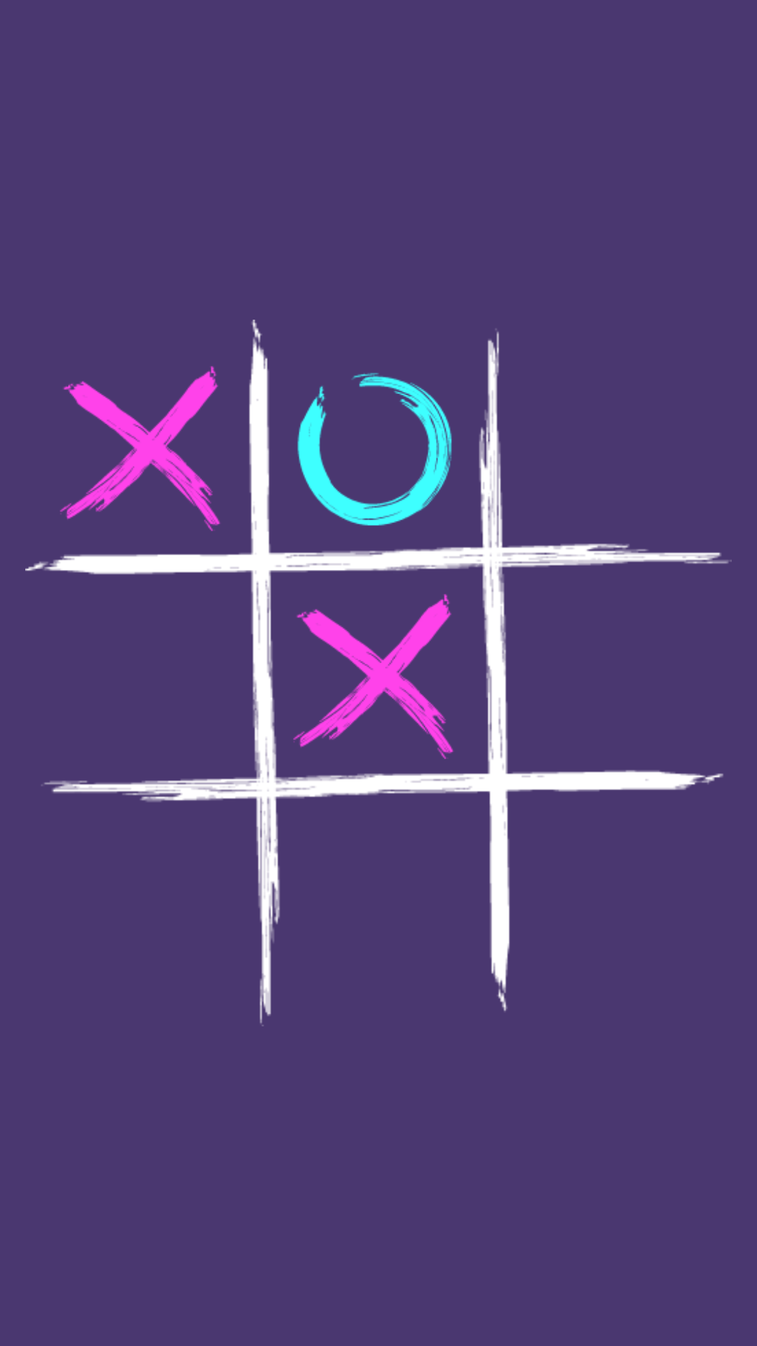 Cuplikan Layar Game Tic Tac Toe Neon