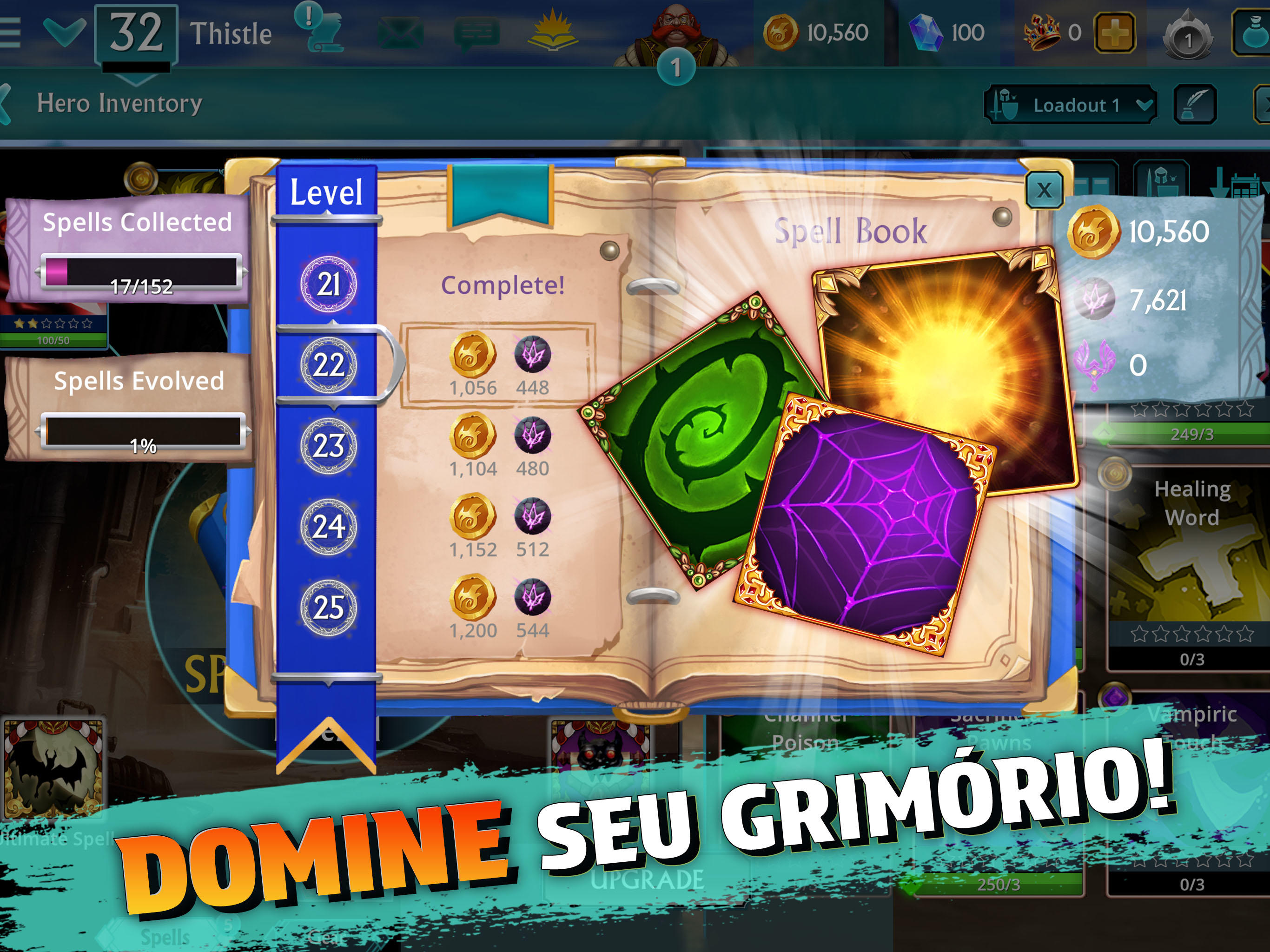 Captura de Tela do Jogo Puzzle Quest 3: RPG Match-3