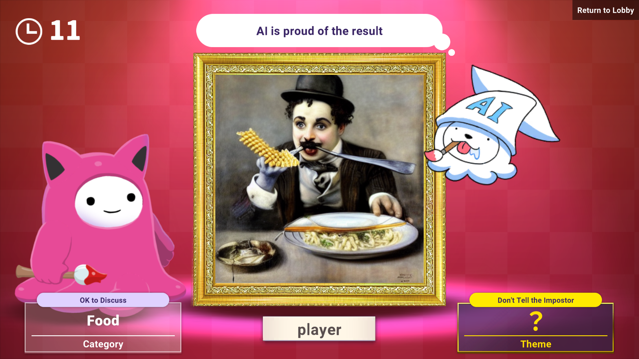 Captura de Pantalla del Juego AI: Art Impostor