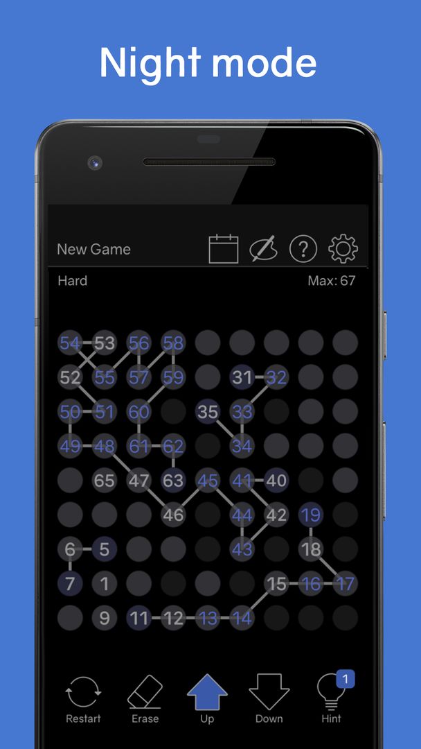 Screenshot of Number Chain - Logic Puzzle