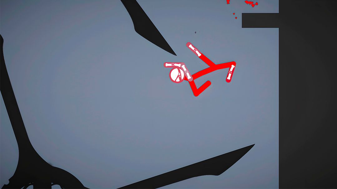 Fall Stickman | Destruction screenshot game
