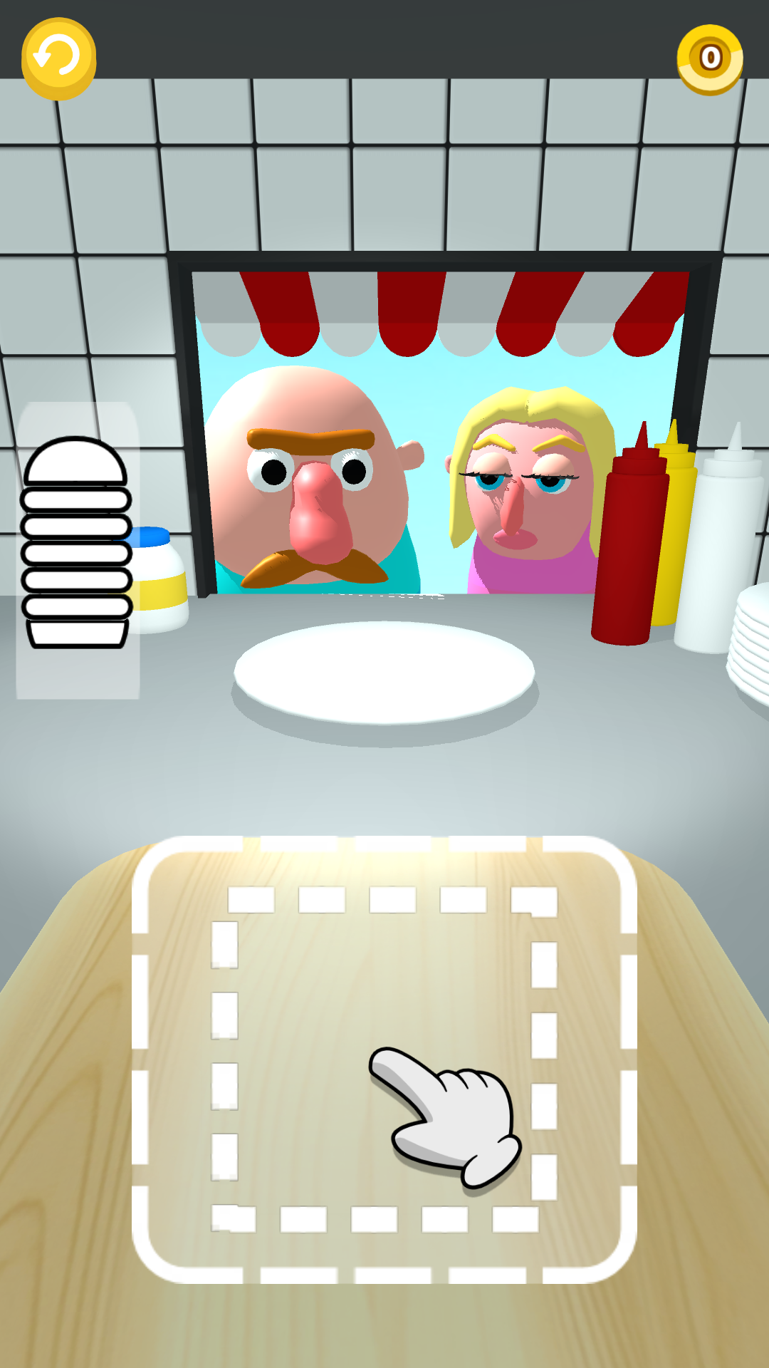 Burger Queen ゲームのスクリーンショット