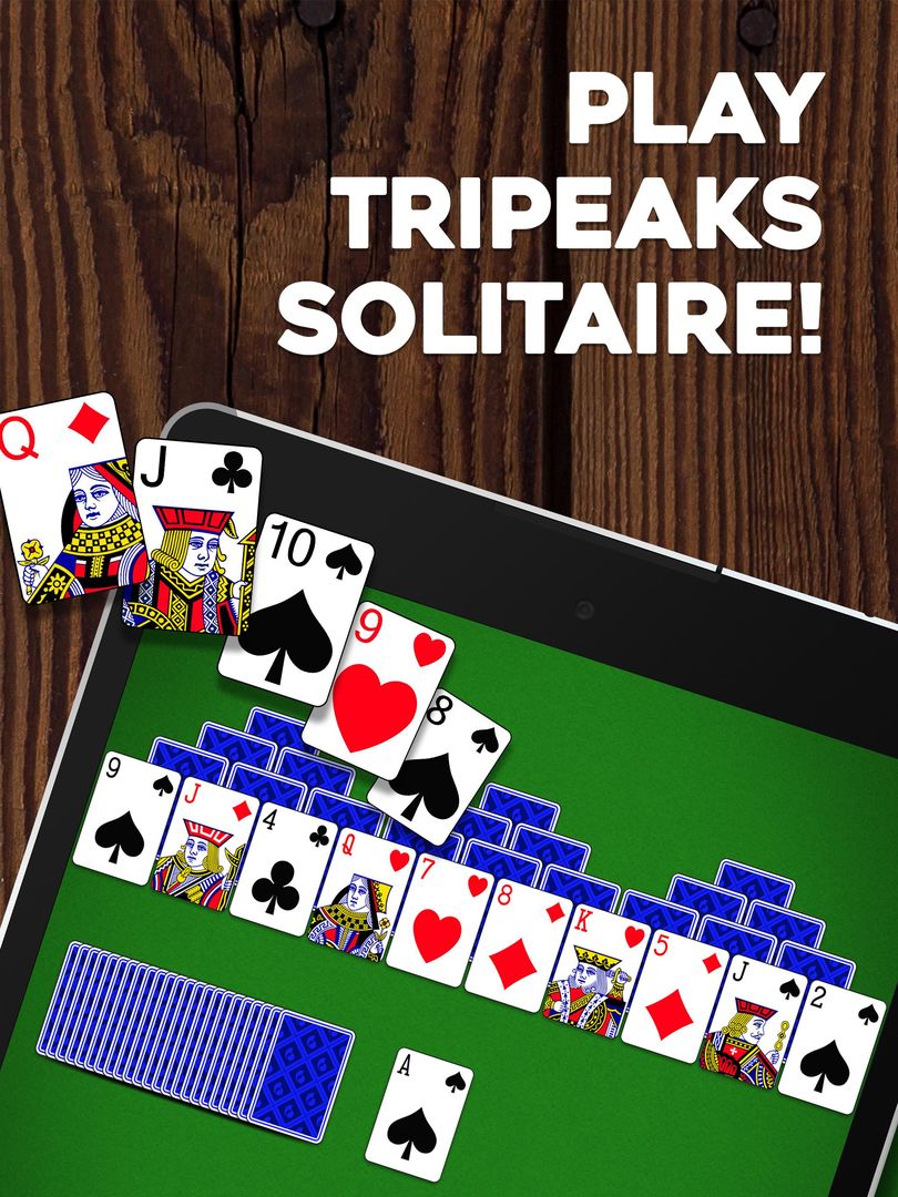 Screenshot of TriPeaks Solitaire