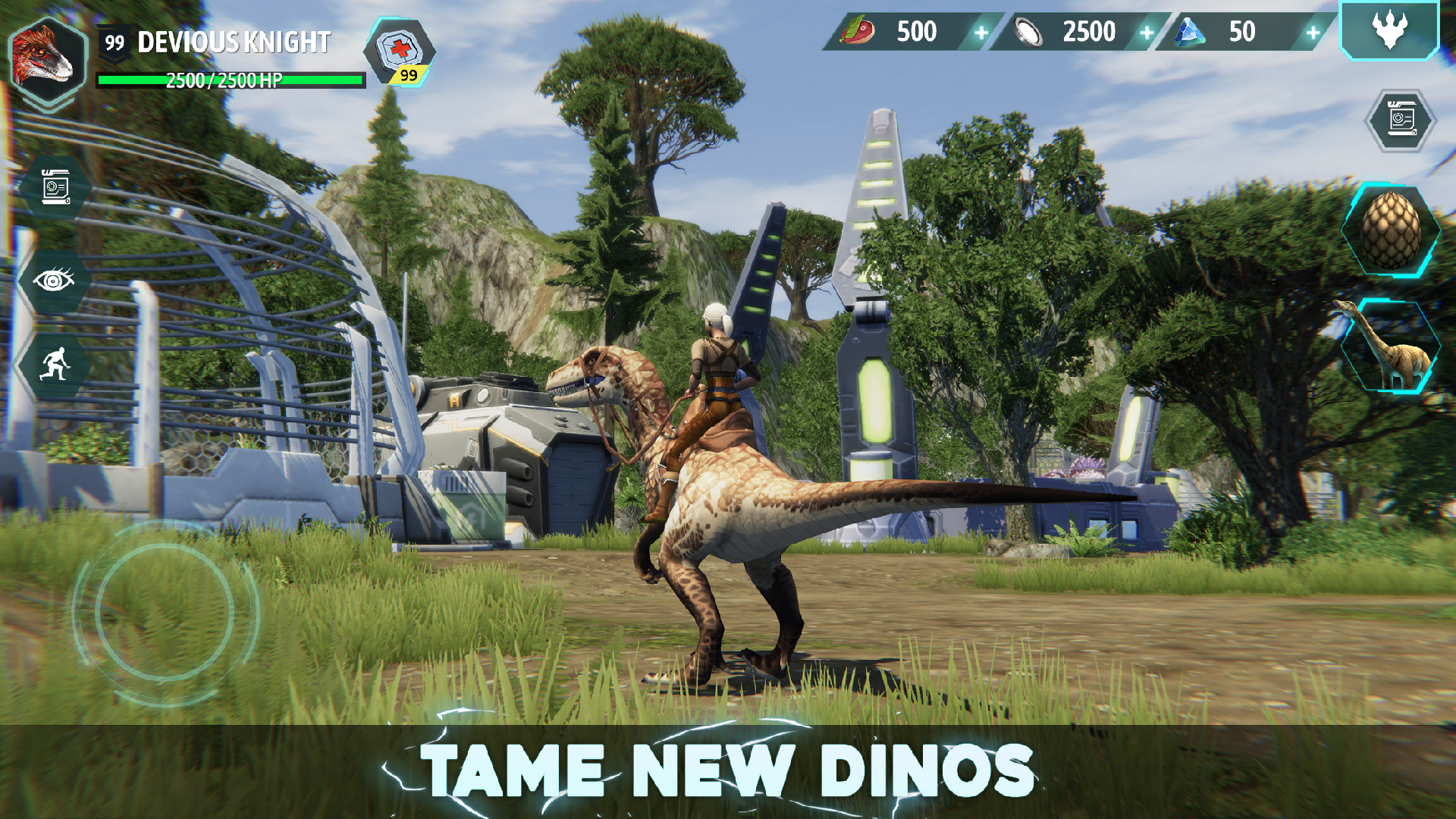 Dino Tamers - Jurassic MMO Game Screenshot