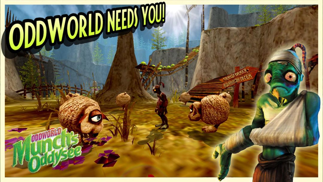 Oddworld: Munch's Oddysee ภาพหน้าจอเกม