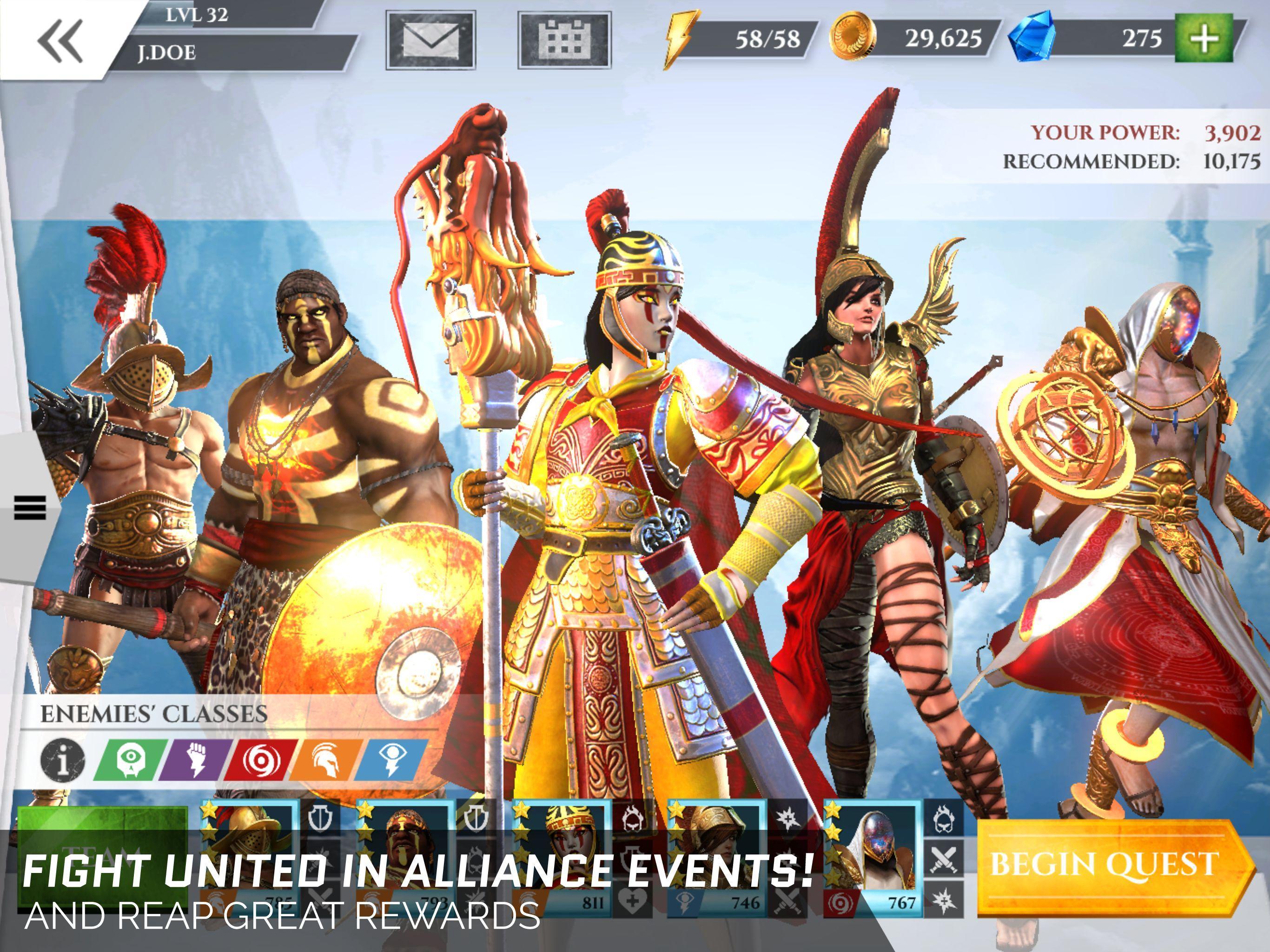Gods of Rome ภาพหน้าจอเกม