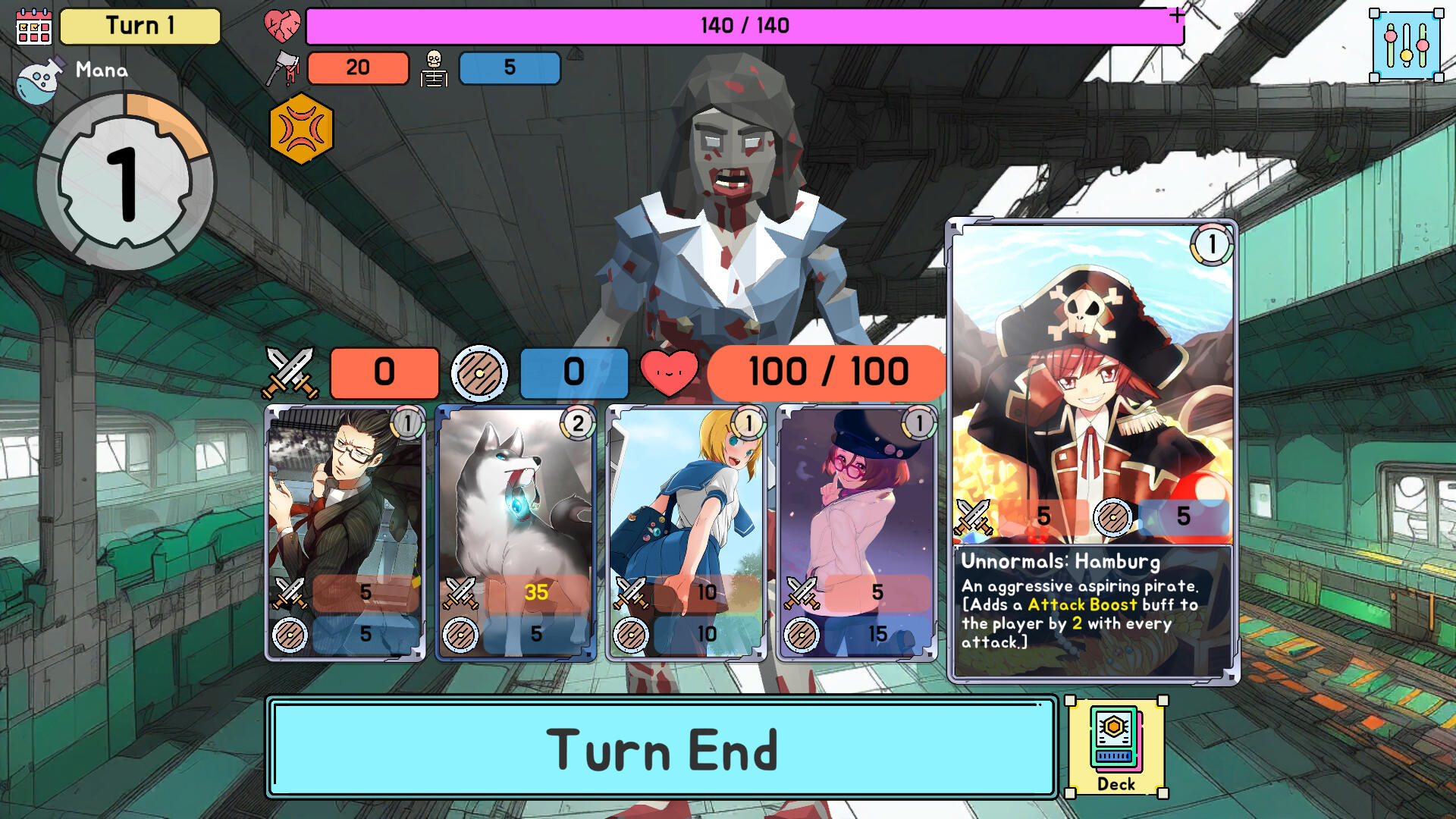 Screenshot of Stations In Seoul: Open World Card Game