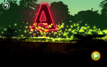 어린이를위한 정글 몬스터 트럭 게임 스크린샷