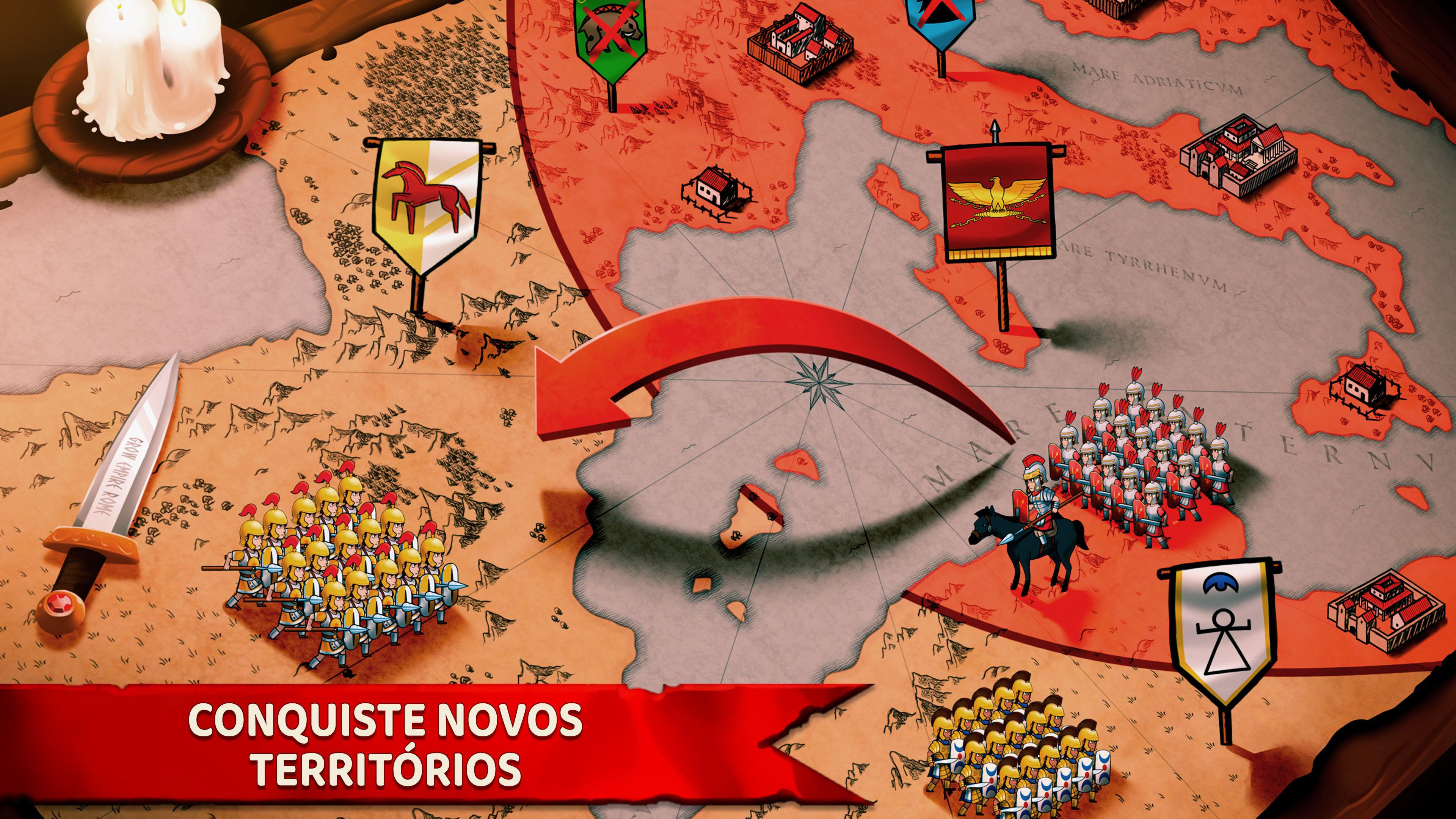 Captura de Tela do Jogo Grow Empire: Rome