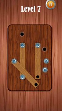 Wood Nuts Screw & Bolts Puzzle Game Screenshot