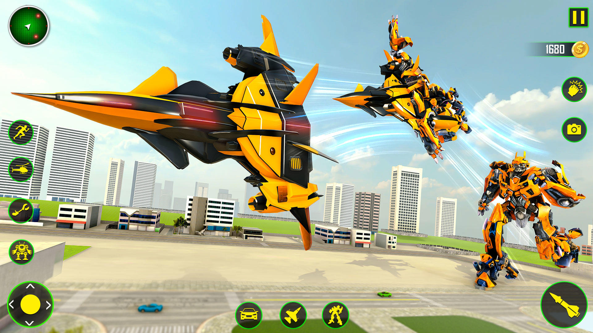 Air Robot Game - Flying Robot Game Screenshot