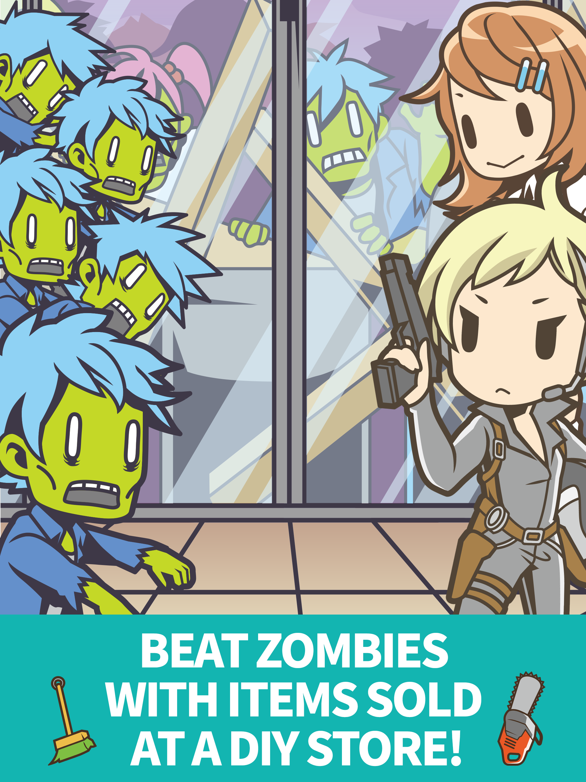 Скриншот игры Zombies vs. DIY Store