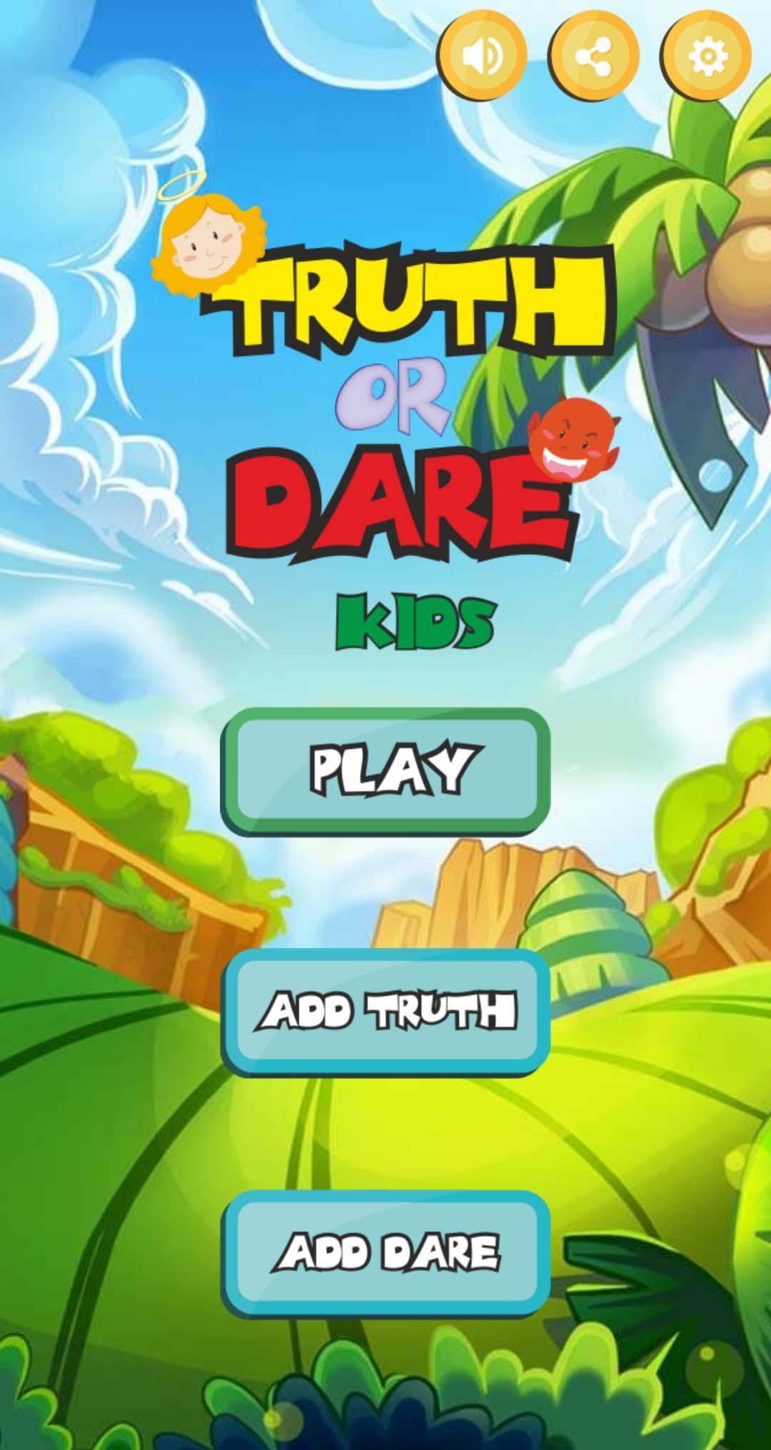 Truth or Dare Kids Game Screenshot