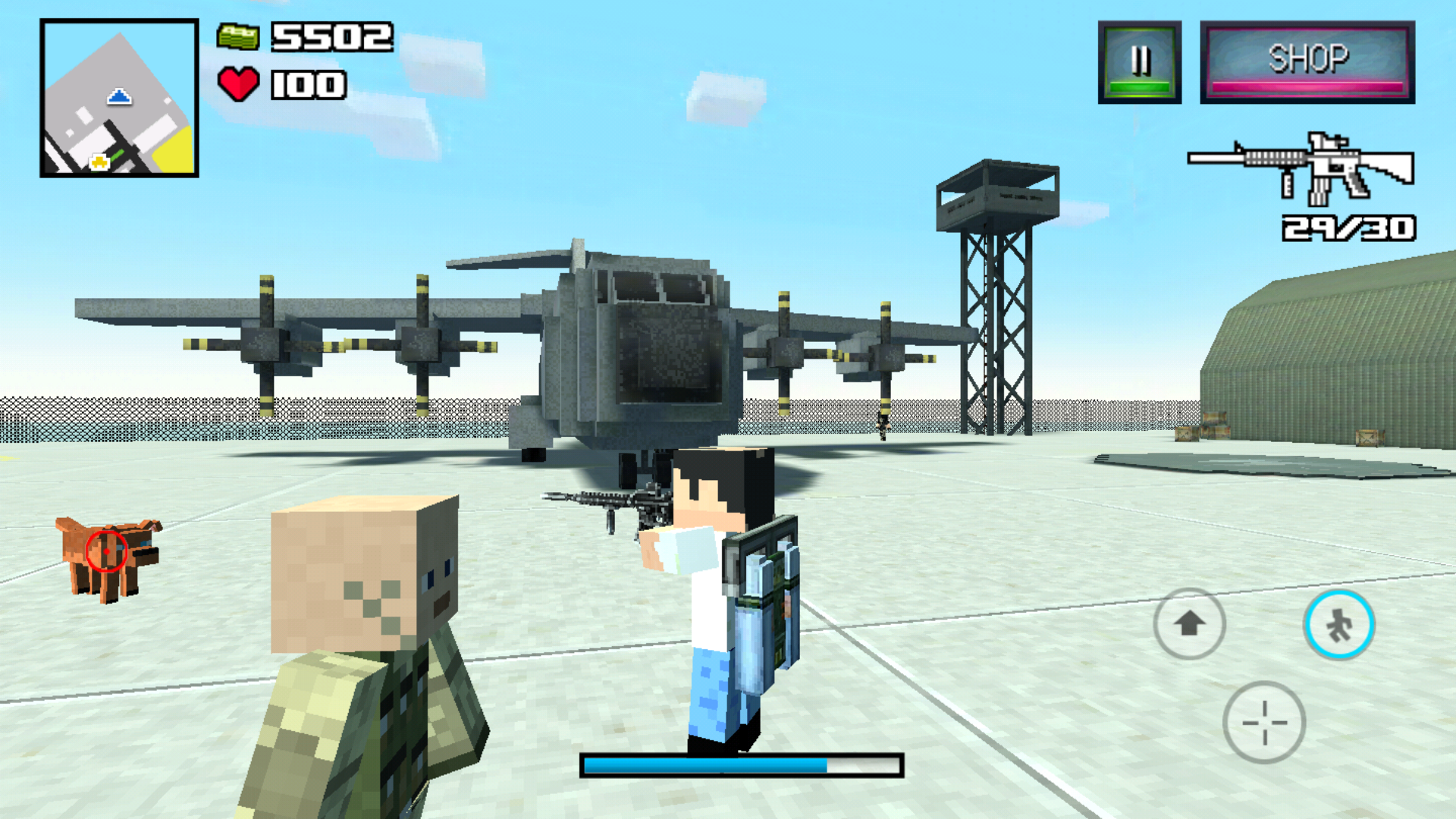 Sniper American Survival Craft Game Screenshot