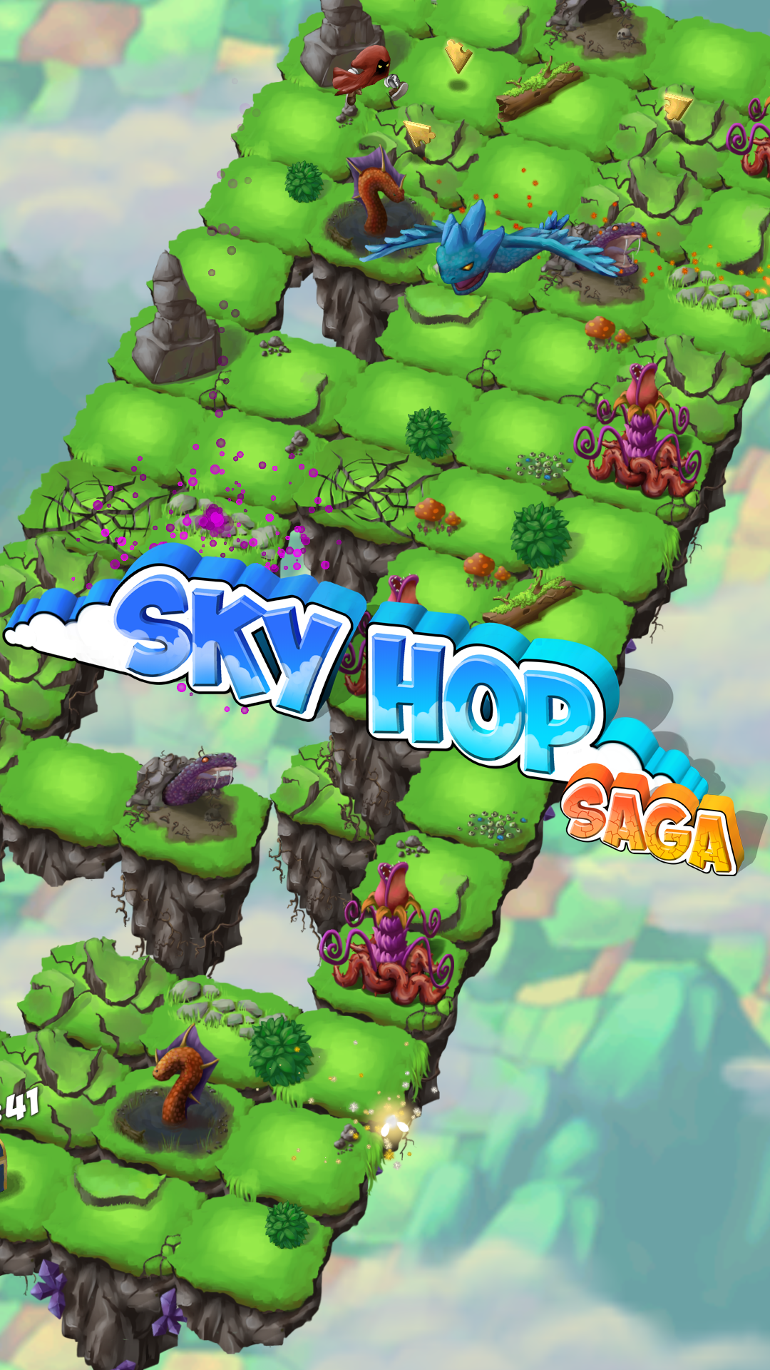 Sky Hop Saga Game Screenshot