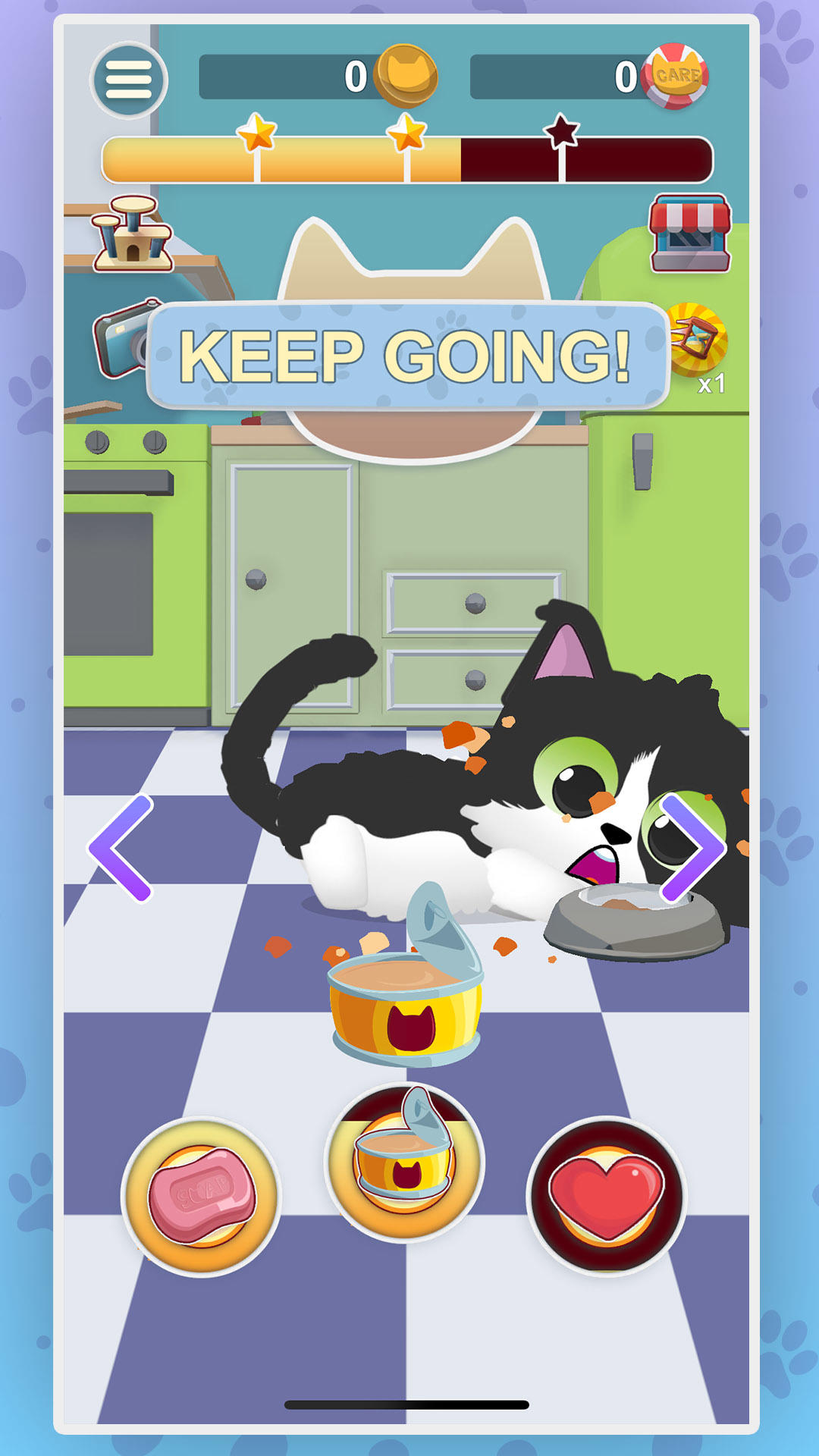 Cute Cat Rescue Game Screenshot