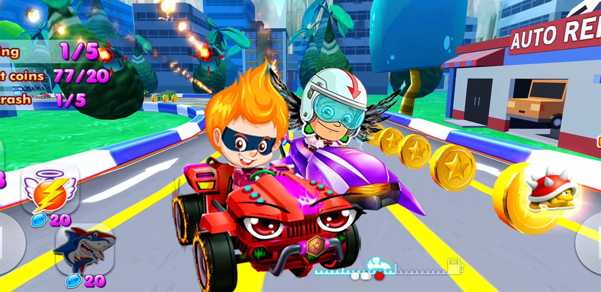 Mini Car Racing Game Screenshot