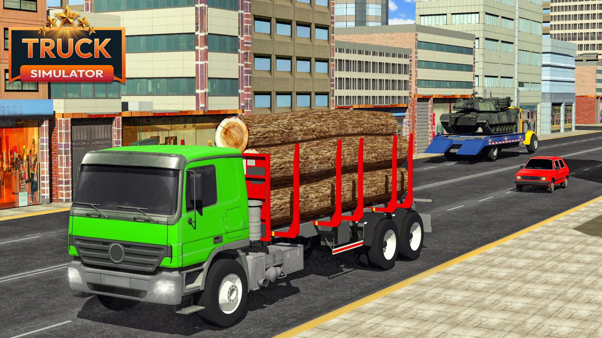 Captura de Tela do Jogo Truck Simulator: Truck Driving