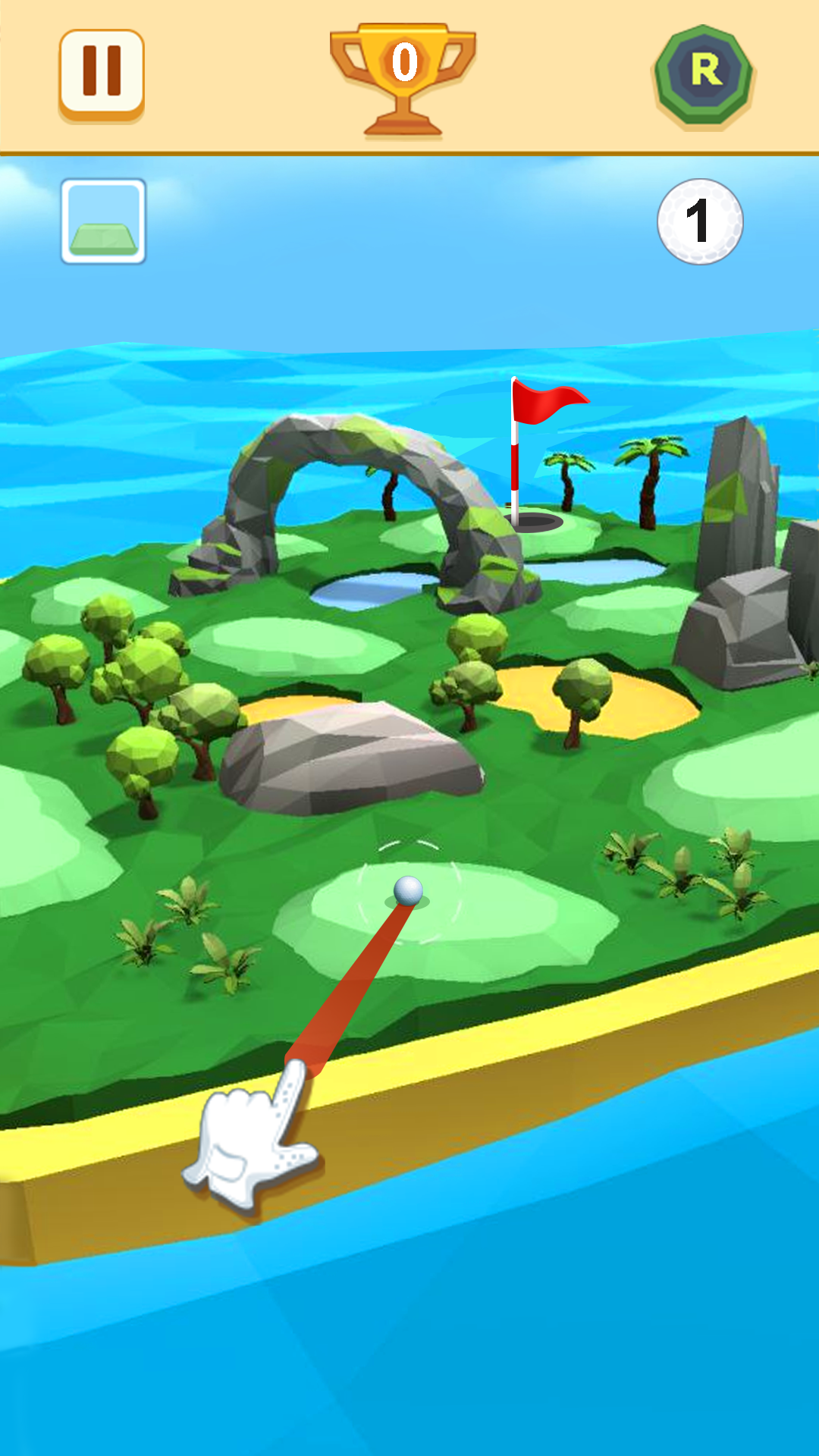 Golf Islands Game Screenshot