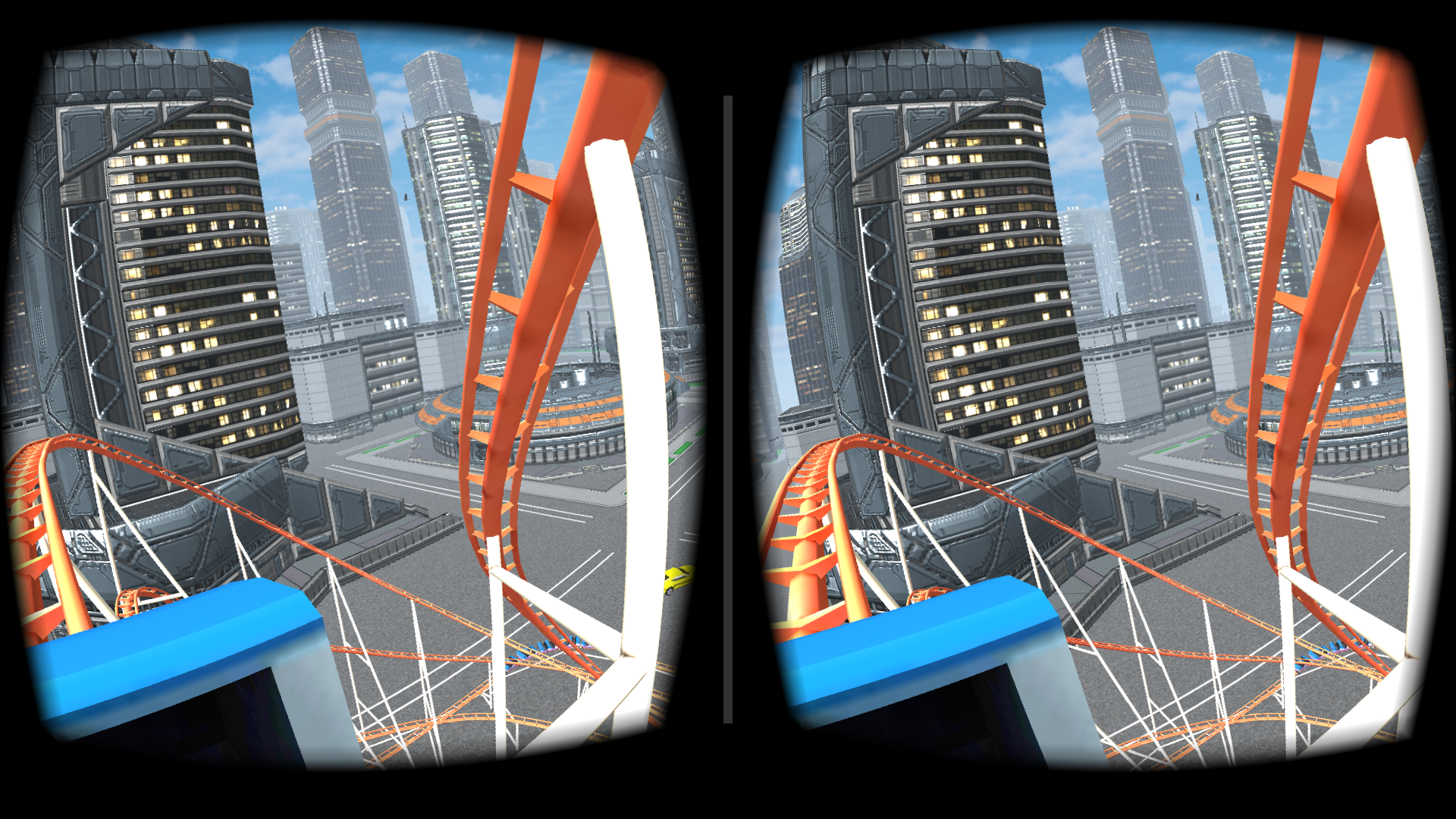 VR Roller Coaster Game Screenshot