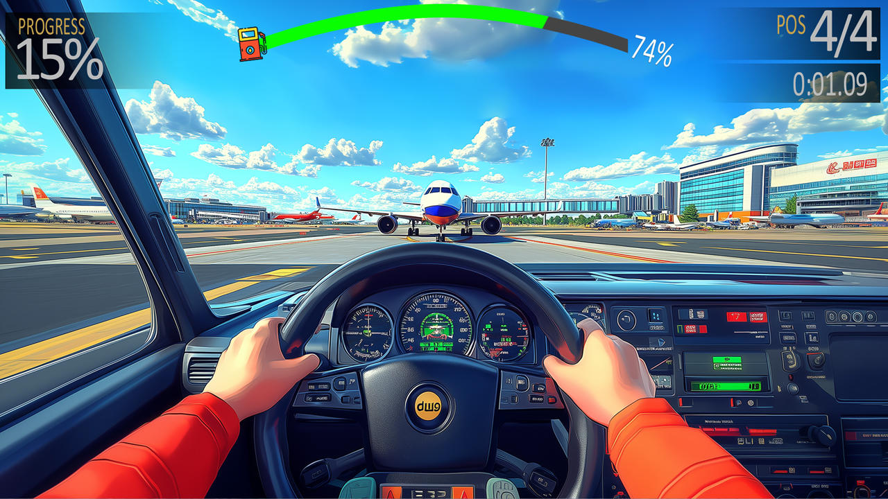 Cuplikan Layar Game Airplane Car Transporter Game