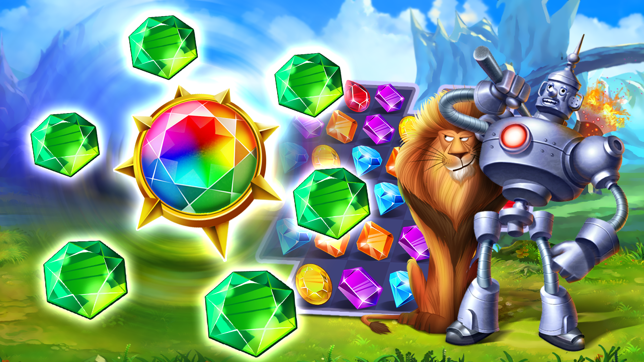 Jewels Star: OZ adventure Game Screenshot