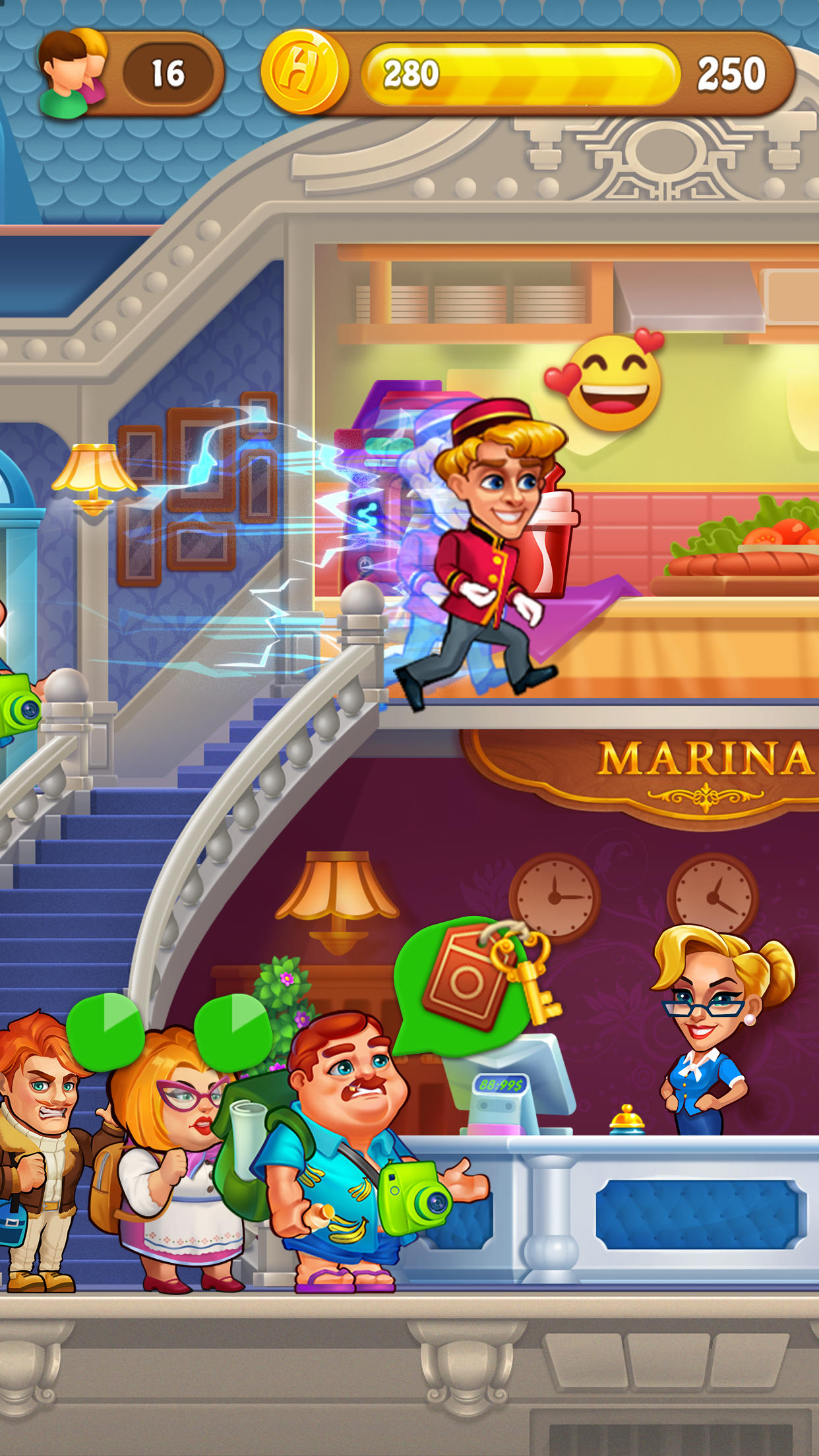 Screenshot 8 of Dream Hotel: Hotel Manager 1.4.14