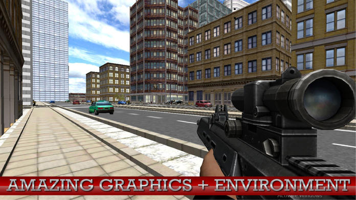 Screenshot 1 of Game Penembak Assasin Sniper Bravo Angkatan Darat AS 