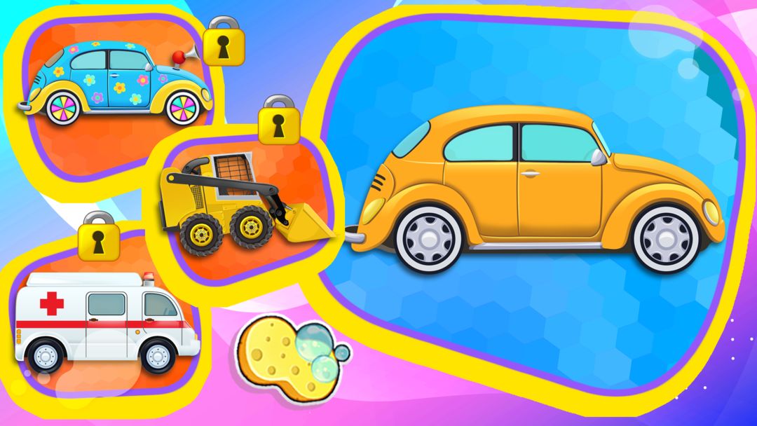 Screenshot of Car Wash Learning-Clean & Play
