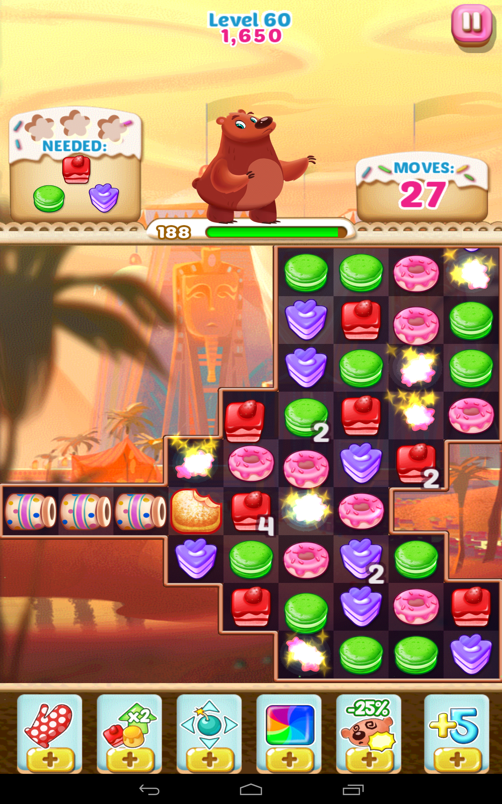 Captura de Tela do Jogo Cupcake Mania™