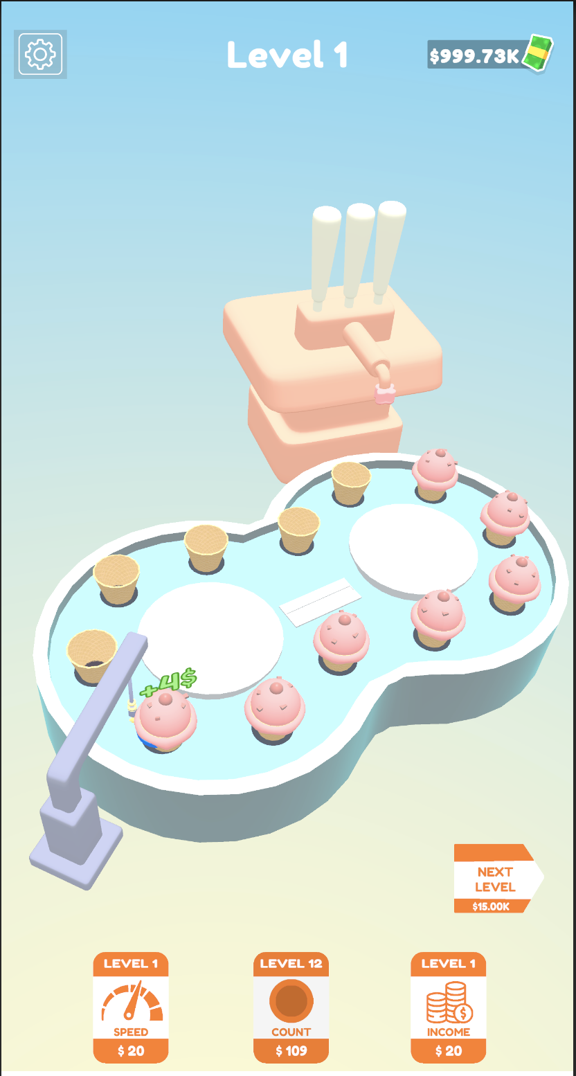 Ice Cream Fever Game Screenshot