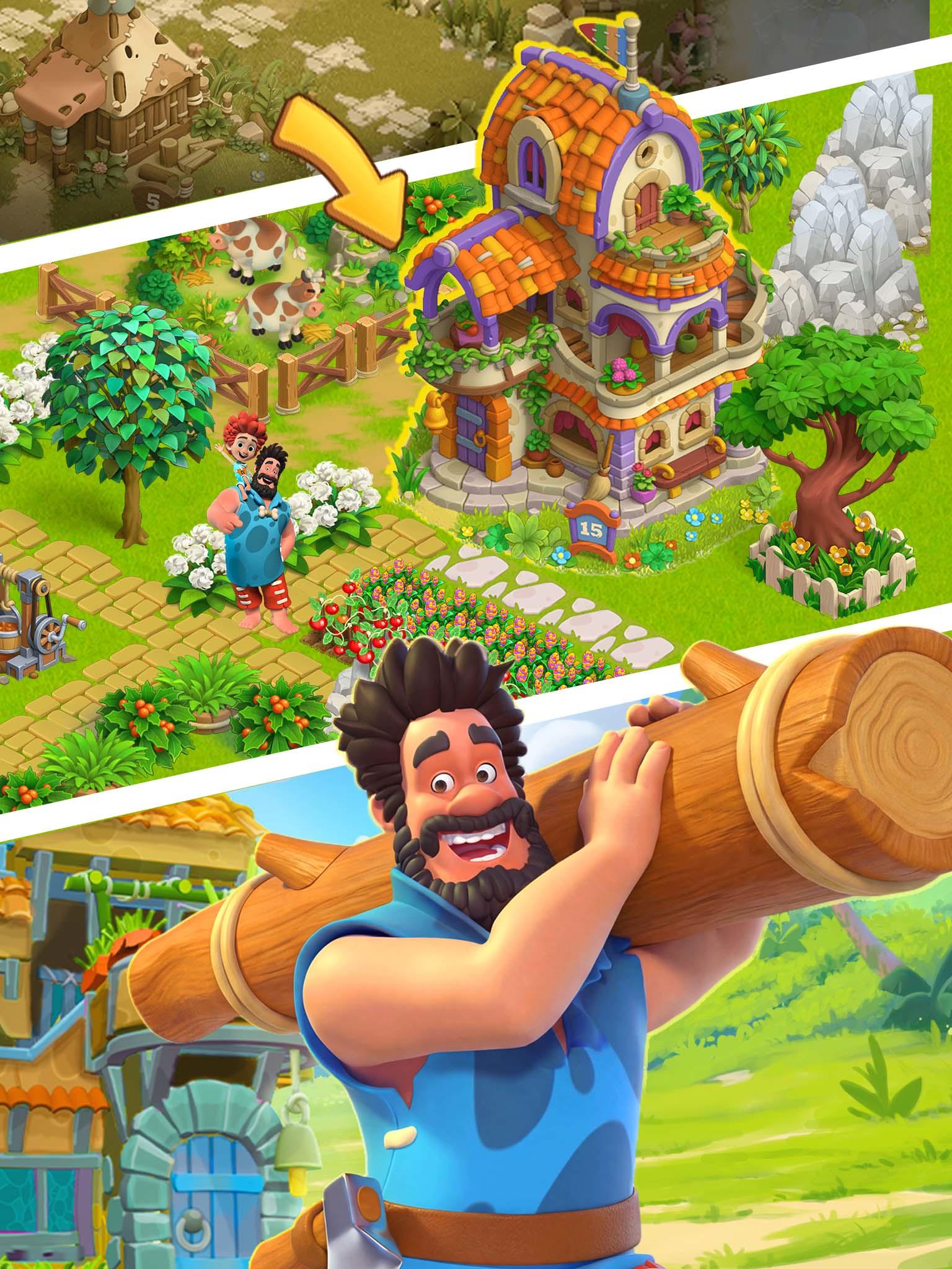 Family Bay: Merge & Farm Game Screenshot