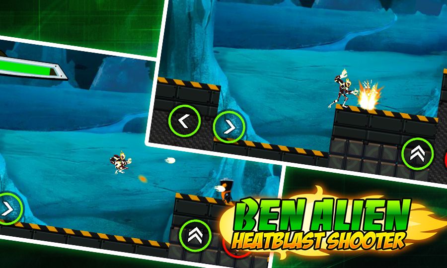 Ben Alien Heartblast - Galaxy Alien Shooter ภาพหน้าจอเกม