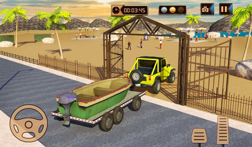 Screenshot of Camper Van Truck Simulator: Cruiser Car Trailer 3D