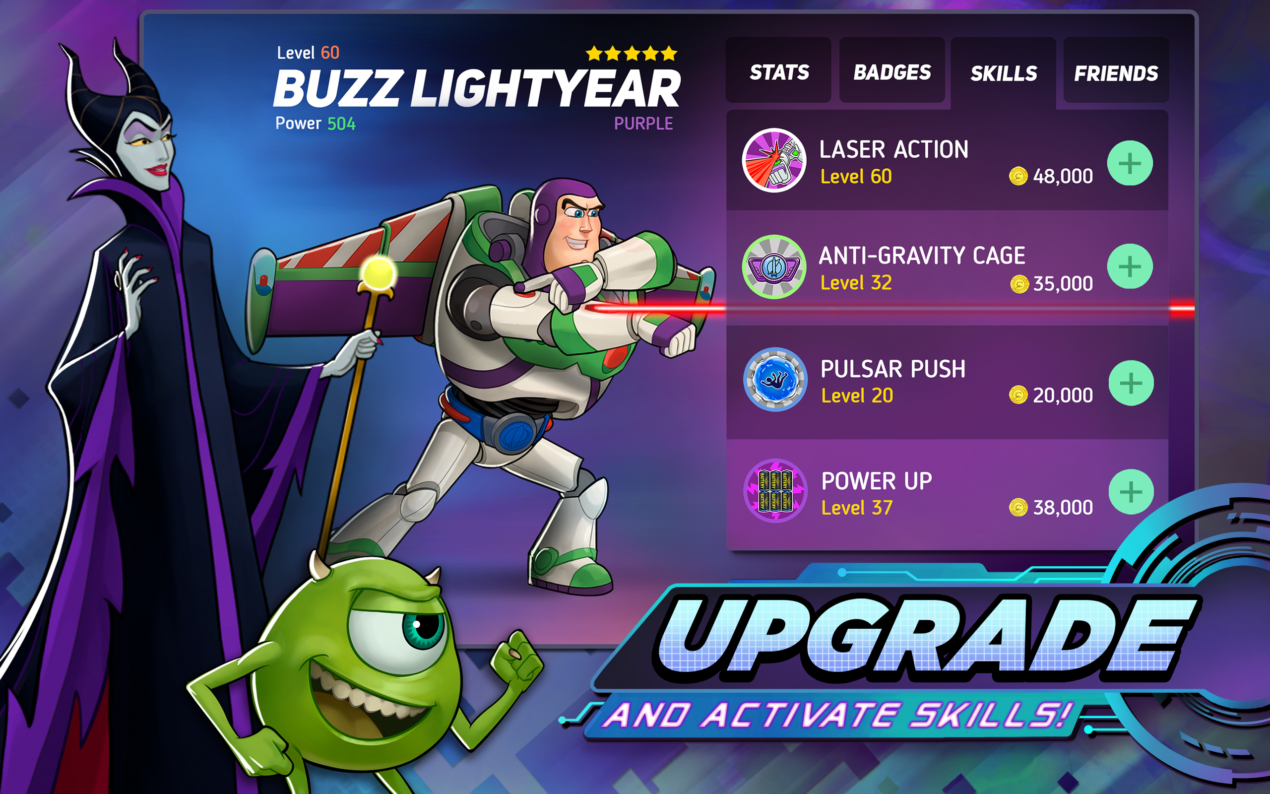 Disney Heroes: Battle Mode Game Screenshot