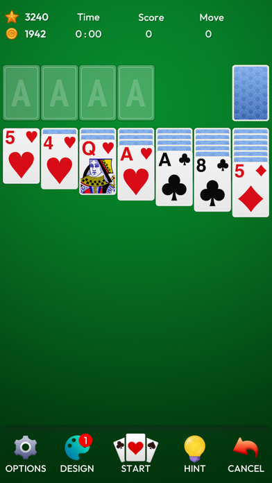 Cuplikan Layar Game Solitaire Klondike Play