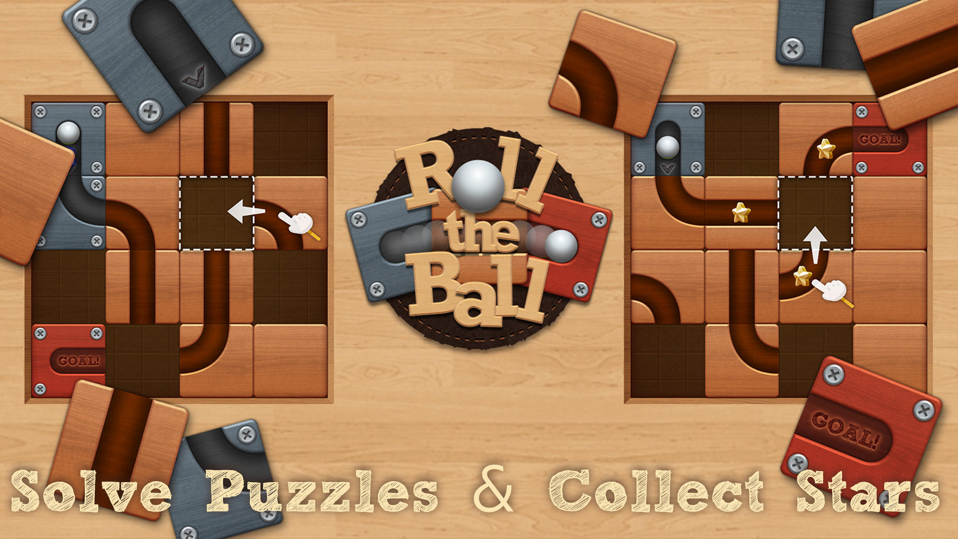 Скриншот игры Roll the Ball® - slide puzzle