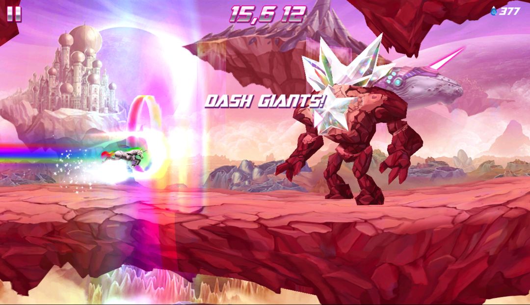 Screenshot of Robot Unicorn Attack 2