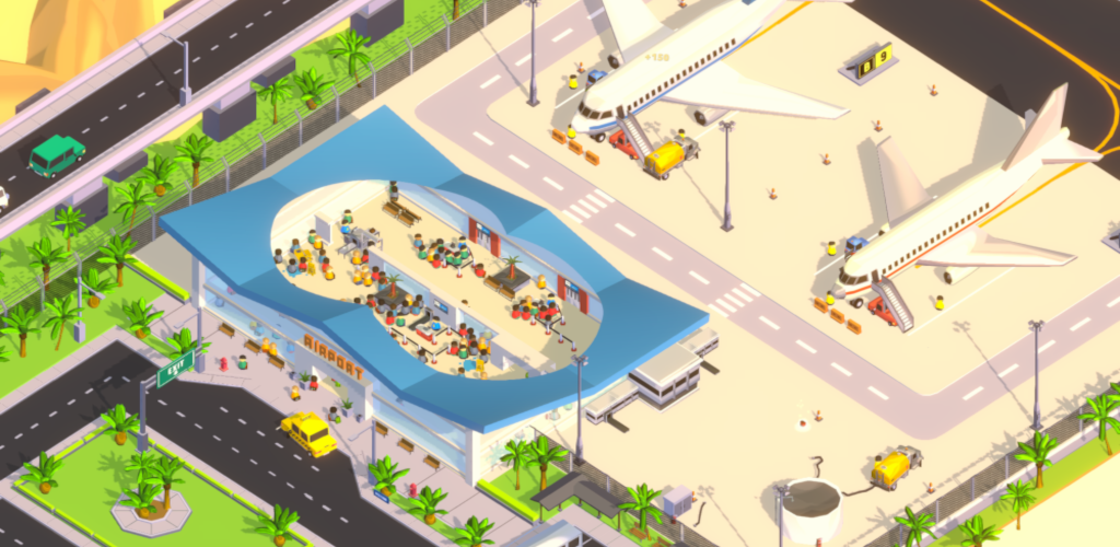 Banner of Airport Inc. Idle Tycoon ဂိမ်း 1.5.10