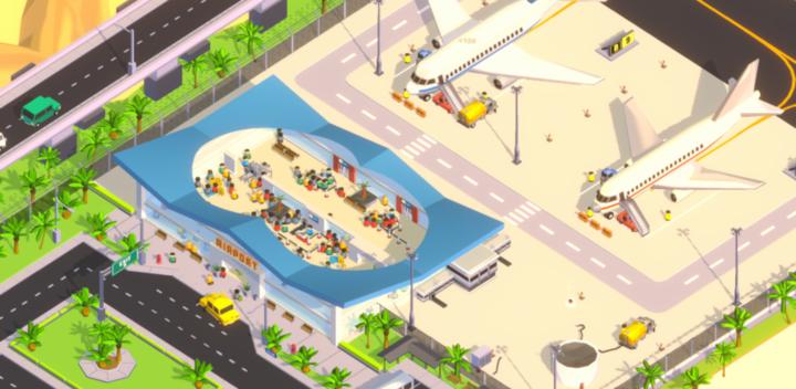 Banner of Airport Inc. Idle Tycoon Game 1.5.10