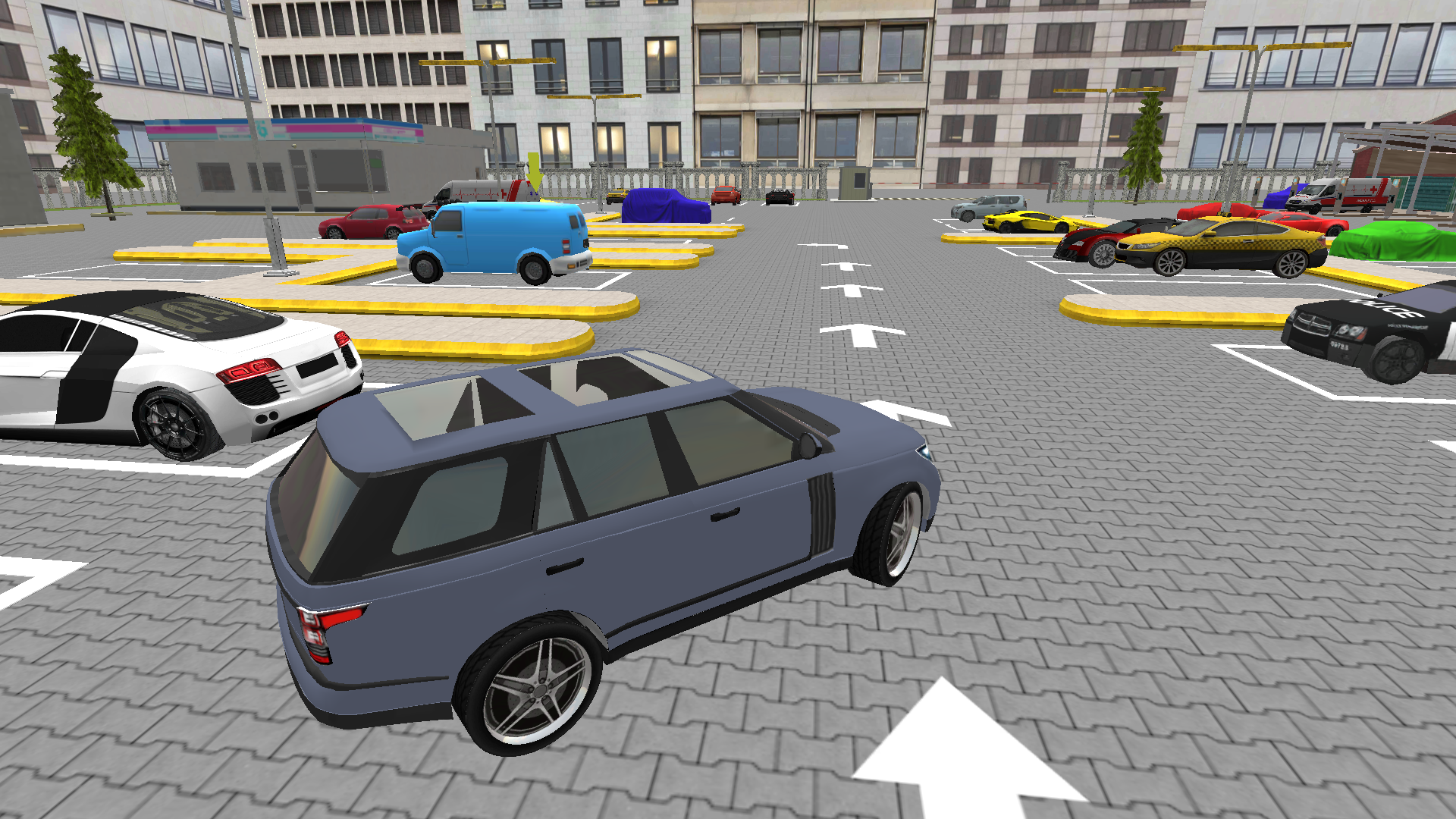 Prado Car Parking Game 3D 2024 Game Screenshot