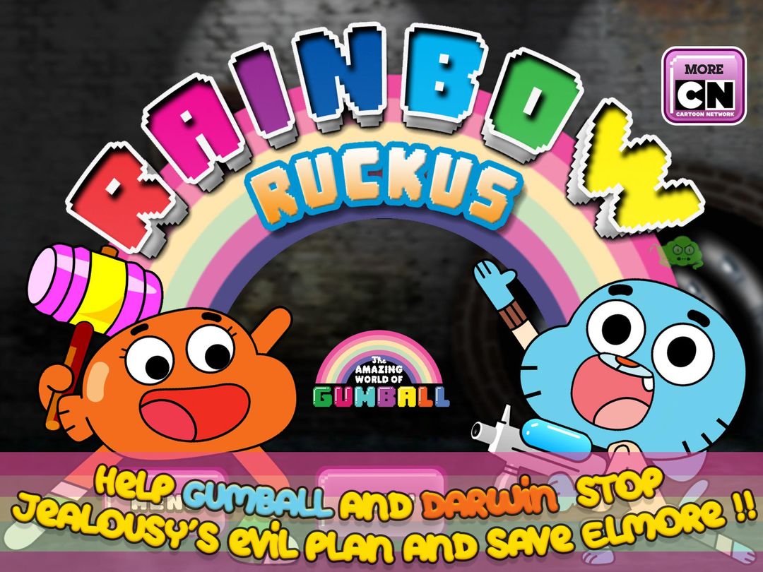 Screenshot of Gumball Rainbow Ruckus