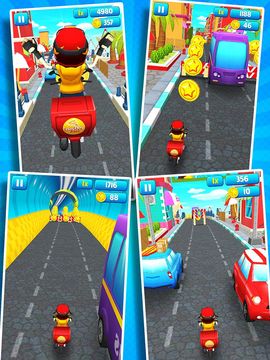 Subway Scooters Race Game Screenshot