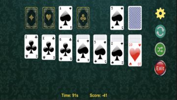 Klondike Solitaire Style Game Screenshot