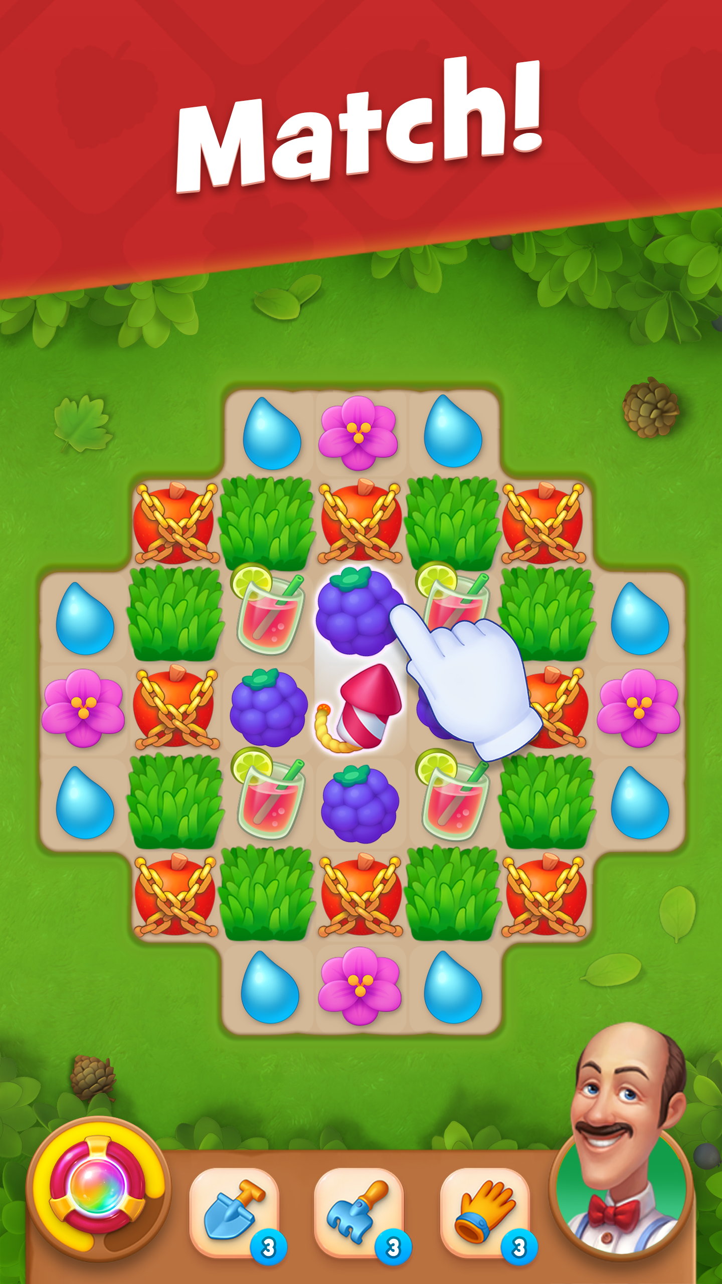 Gardenscapes Game Screenshot