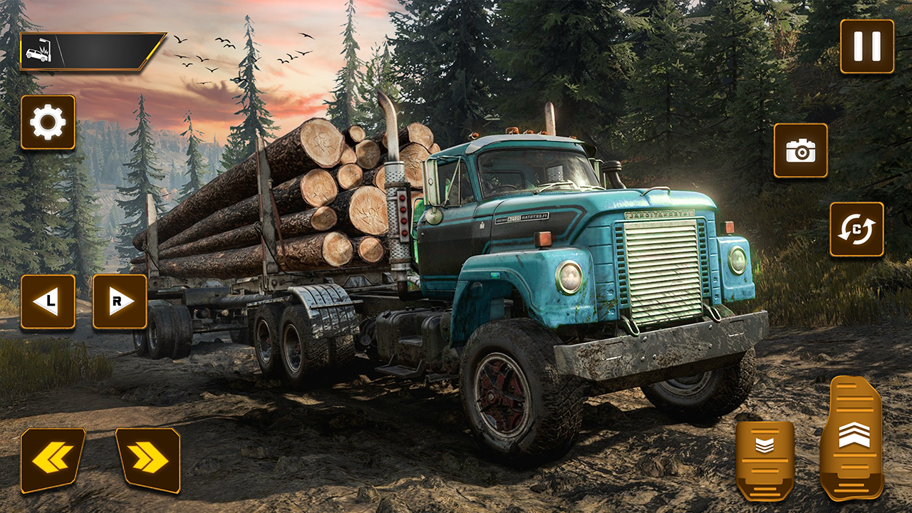 Mud Truck Simulator Offroad US 게임 스크린샷