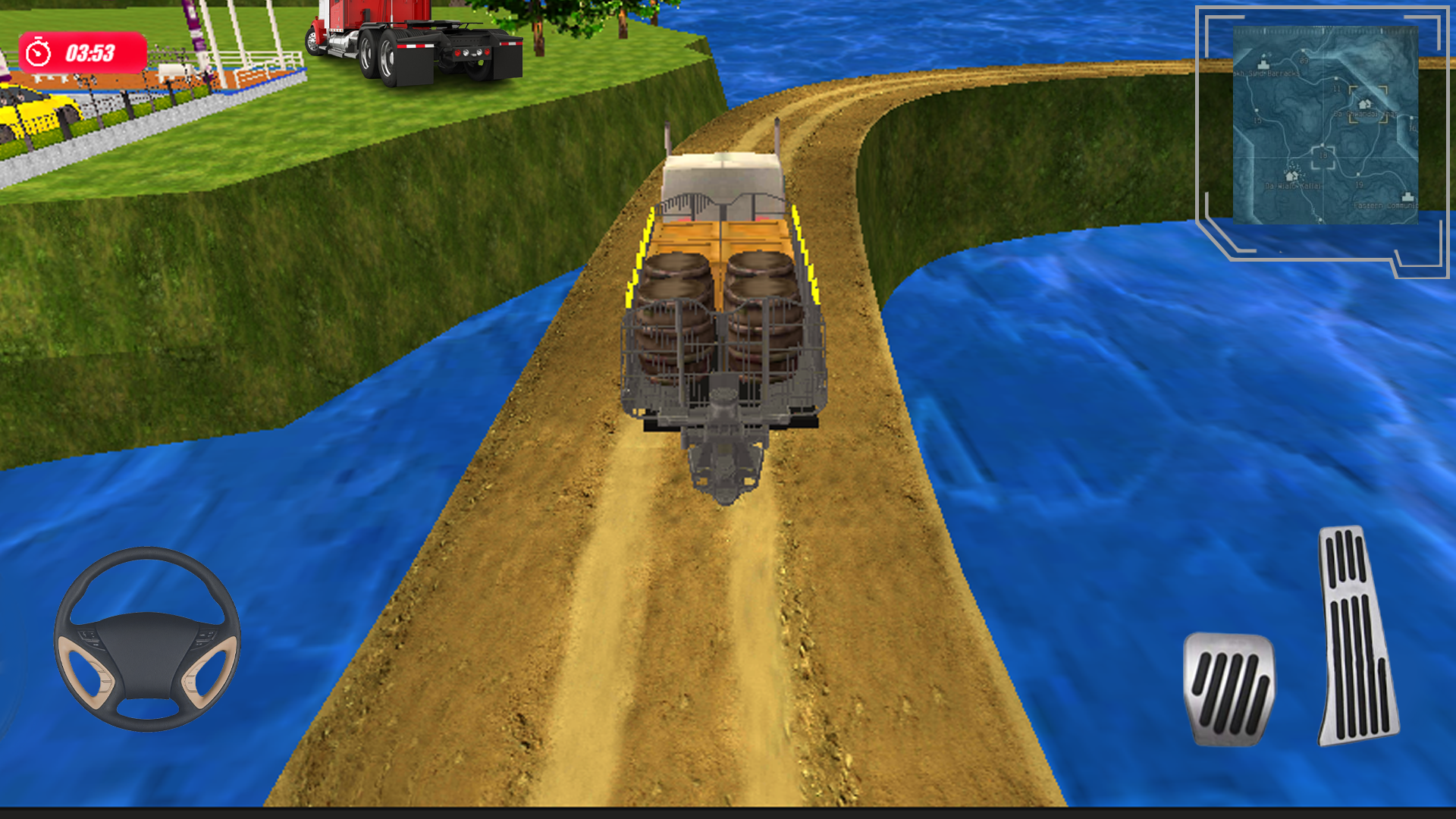 Euro Drive Truck Parking Simul Game Screenshot