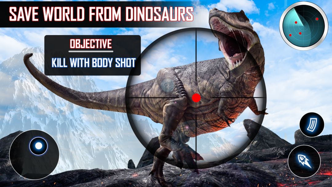 Wild Dino Hunting Gun Games 3d screenshot game